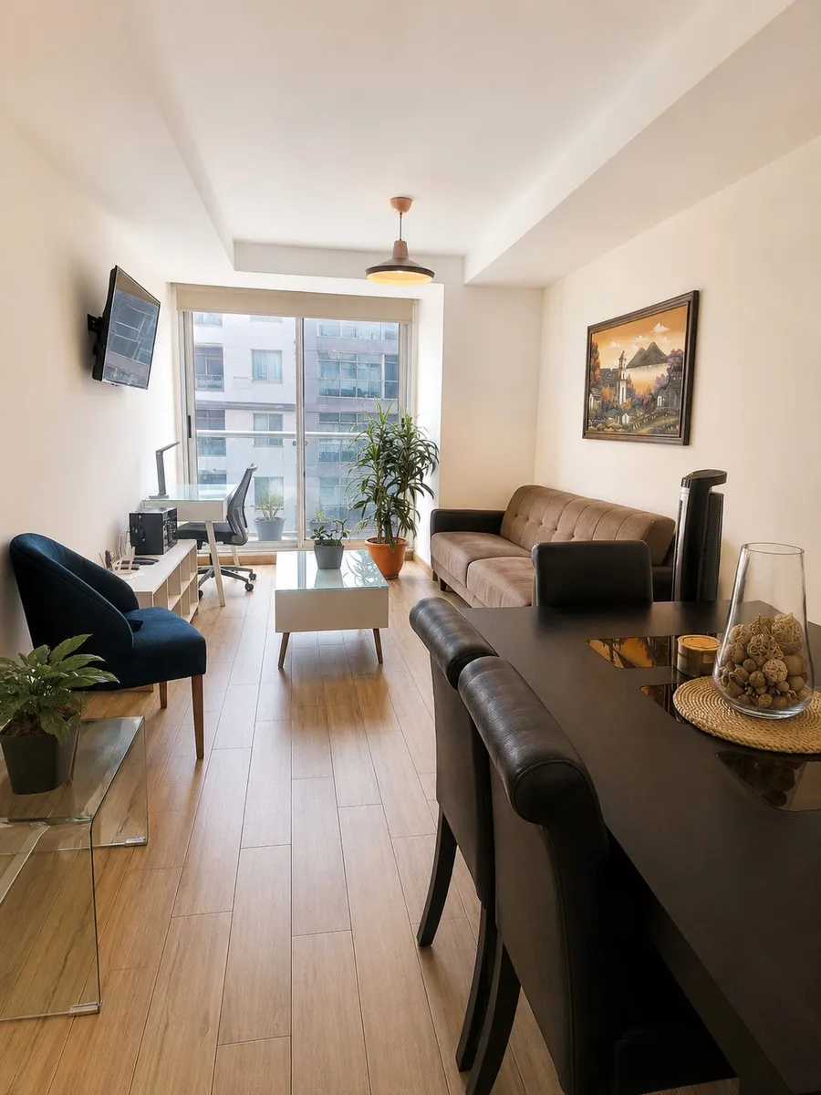Apartamento renta Cityhaus 2 hab, 2 baños, amueblado