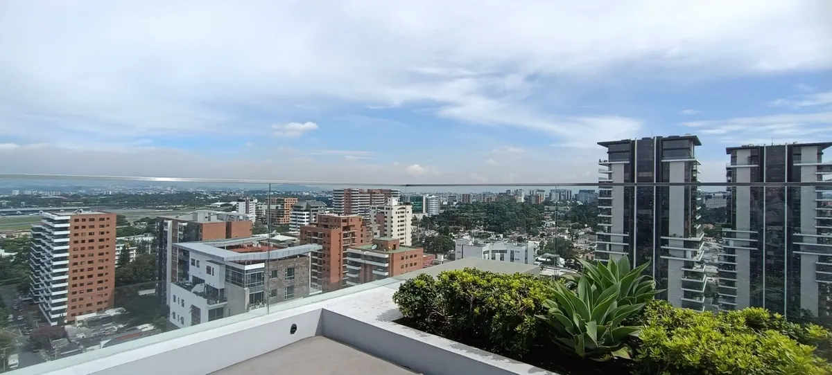 Rento lindo apartamento en Edificio NOVUS zona 14 ubicación exclusiva